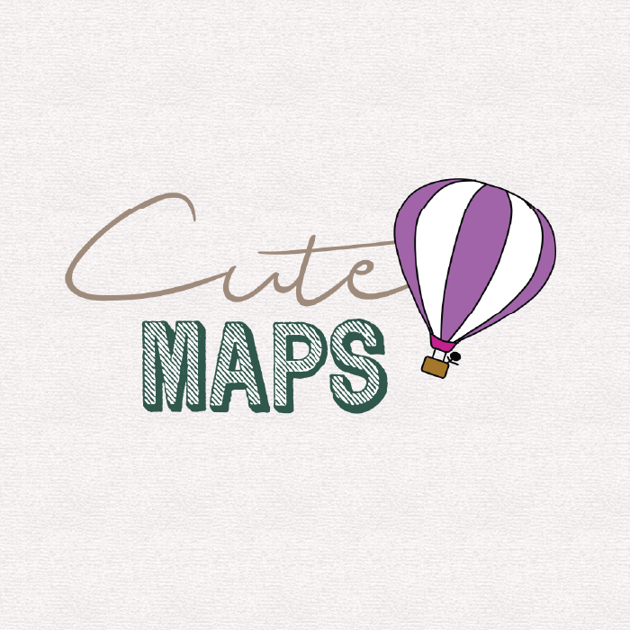 Local Map Illustrations & Event Stationery Illustrated by Cute Maps in Great Linford